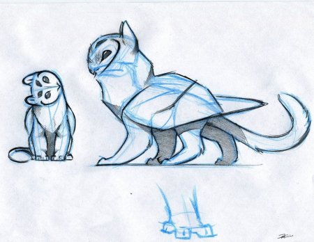 Рисунки для срисовки животные