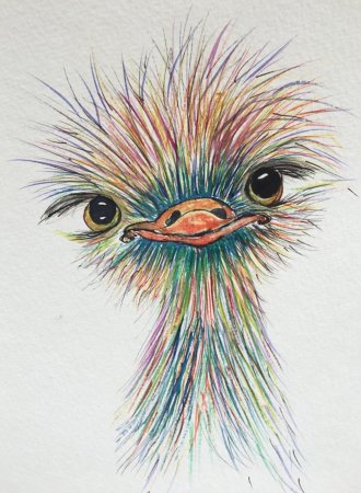 Рисование цветными карандашами