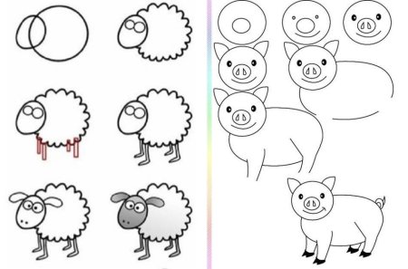 Животные рисунки