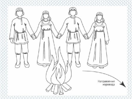 Рисование народные обряды в карандаше