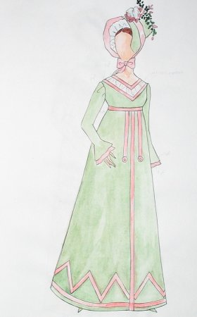 Эскиз исторического костюма