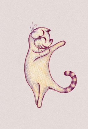 Смешные котики рисунки для срисовки