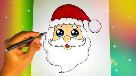 Новогодние открытки рисунки детские