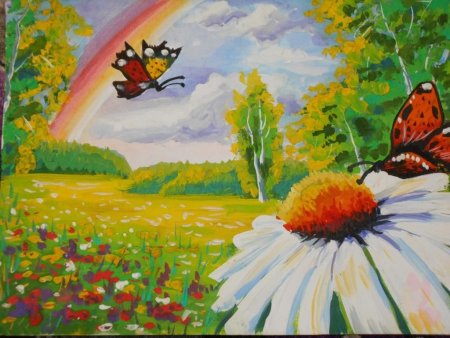 Детские рисунки природы