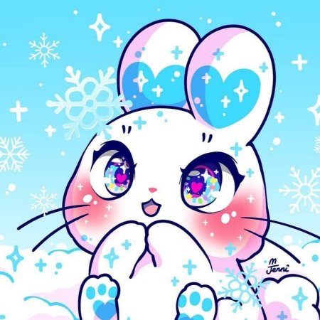 Милые кавайные зайчики