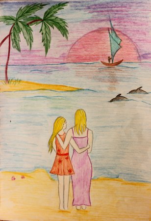 Рисунок лето