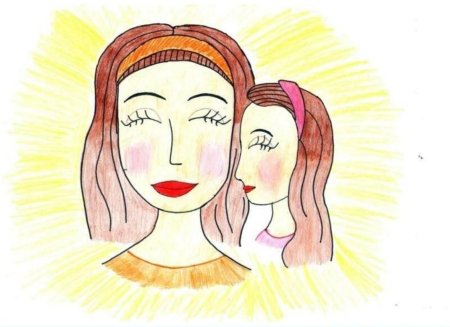 Рисунок на тему моя мама лучше всех