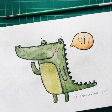 Рисунки животных для скетчбука легкие