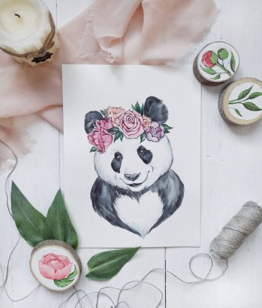 Рисунки для скетчбука лёгкие милые животные