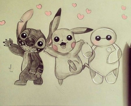 Рисунки для срисовки в скетчбук