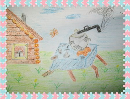 Нарисовать рисунок к сказке Федорино горе
