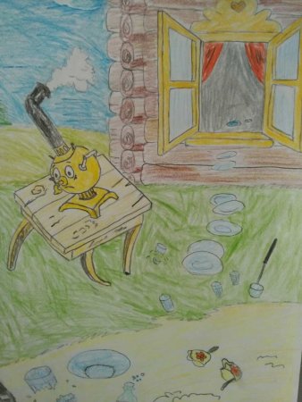 Иллюстрация к Федорино горе 2 класс