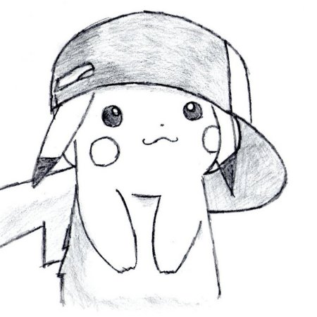 Пикачу рисунок карандашом