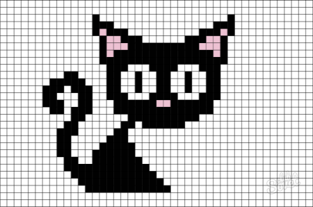 Рисунки по клеточкам лёгкие милые