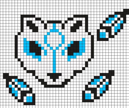 Рисунки по клеточкам сложные