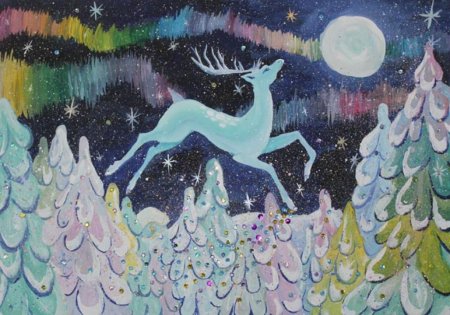 Зимушка зима рисунок