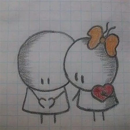 Рисунки для срисовки сердце