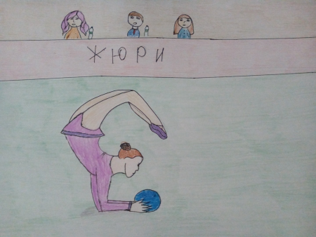 Рисунки про спорт легкие
