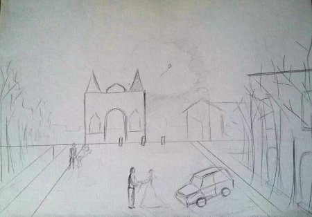 Городской пейзаж изо