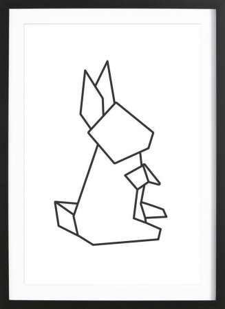 Геометрические фигуры животных легкие