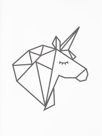 Геометрический Единорог