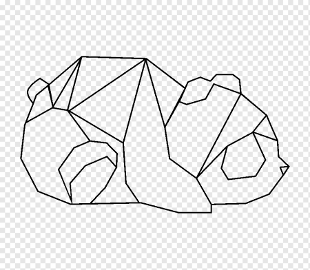 Геометрические животные простые