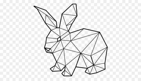 Животное из треугольников