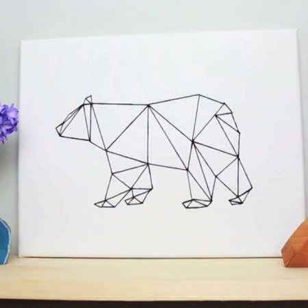 Геометрические фигуры животных