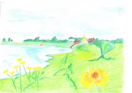 Природа Кубани рисунок