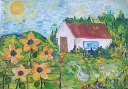 Рисунок на тему моя Кубань мой край родной