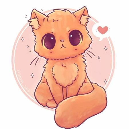 Рисунки котиков милых карандашом