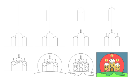 Раскраска Пасха