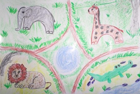 Рисунок на тему зоопарк