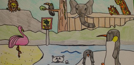 Рисунки для срисовки зоопарк