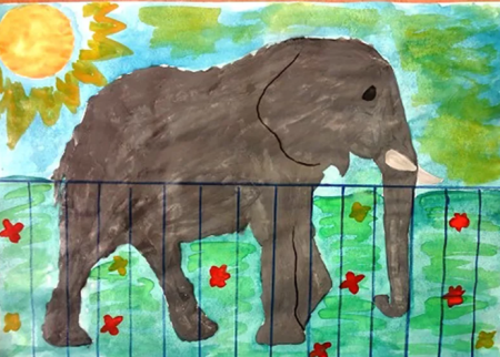 Детские рисунки животных