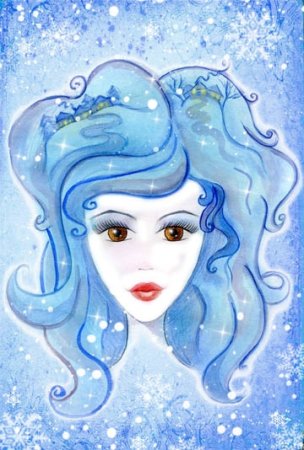 Рисунок на тему холодная красавица зима