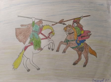 Куликовская битва для срисовки