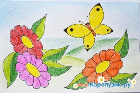 Рисунки лето для срисовки