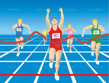 Спорт легкая атлетика раскраски для детей