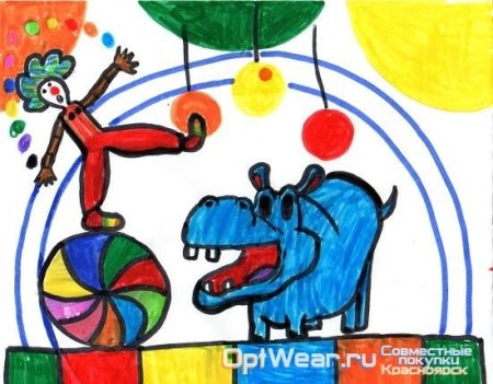 Раскраска тюлень в цирке