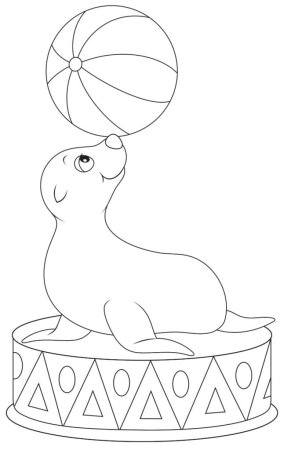 Шатер цирка раскраска