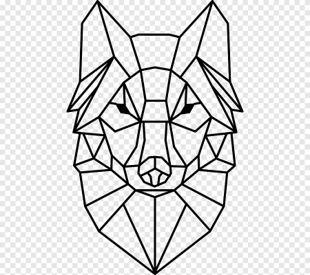 Геометрические рисунки животных