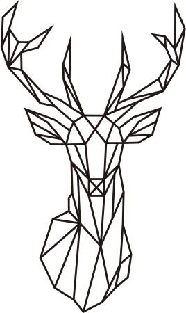 Животные геометрическими фигурами