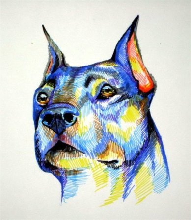 Рисунки цветными фломастерами