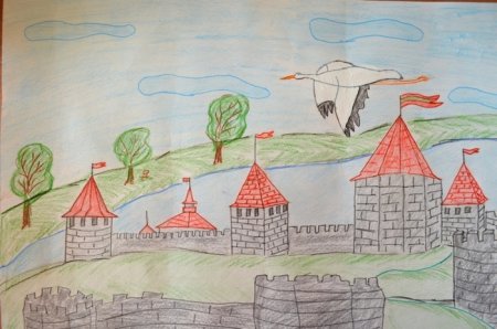Бендерская крепость рисуночек