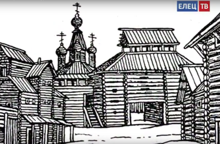 Билибин древнерусский город крепость