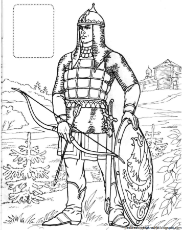 Книжка раскраска Святой благоверный князь Александр Невский