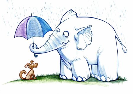 Рисунок на тему доброта