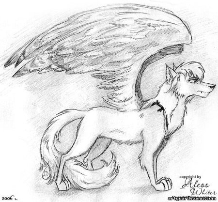 Волшебные животные карандашом