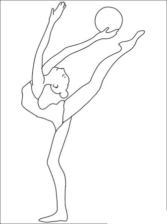 Раскраска спорт лыжи